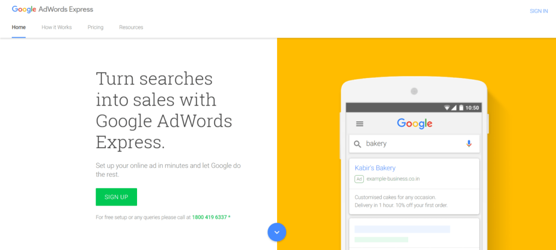 adwords express login