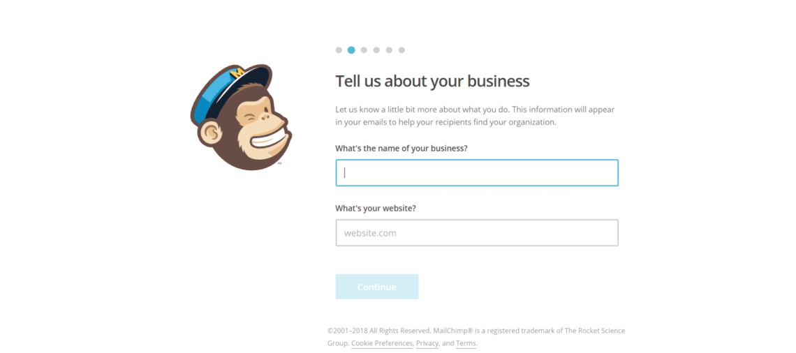 mailchimp business detail