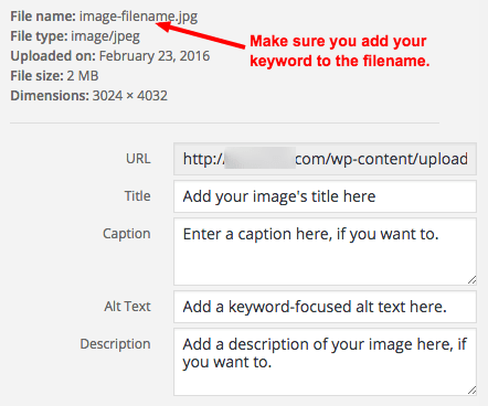 image optimization on page checklist